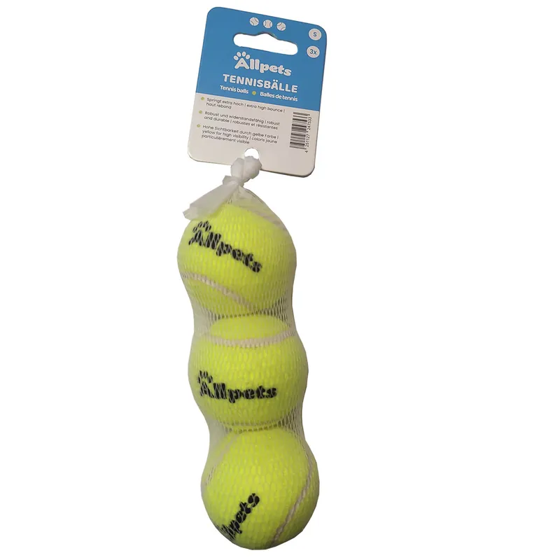 Allpets Tennisball S: Ø 5cm - 3 Stück Direktkauf